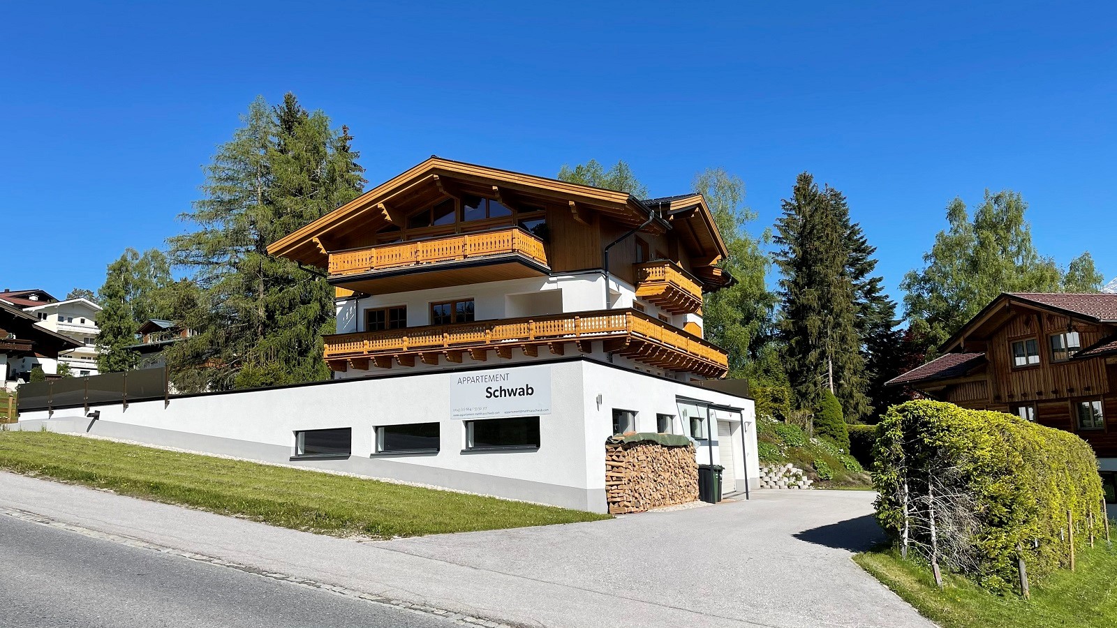 Appartement Schwab in Rohrmoos Schladming mit Ferienwohnungen mit großer Tiefgarage in der Region Schladming-Dachstein